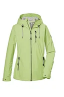 Kurtki damskie - G.I.G.A. DX Damska kurtka softshellowa/kurtka outdoorowa z kapturem GS 74 WMN SFTSHLL JCKT, jasna wiosenna zieleń, 46, 43052-000 - miniaturka - grafika 1