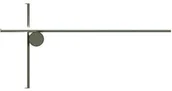 Lampy ścienne - Flos - Coordinates W2 Lampa Ścienna Moon Grey Flos - miniaturka - grafika 1