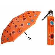 Parasole - Automatyczna parasolka damska marki Parasol, skórzana rączka - miniaturka - grafika 1