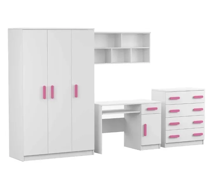 Zestaw młodzieżowy system SMYK I z biurkiem 2/8/9/19 BIAŁY PRODUCENT