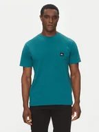 Koszulki męskie - Quiksilver T-Shirt EQYZT08035 Zielony Regular Fit - miniaturka - grafika 1