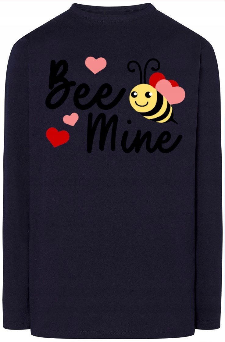 Be Mine Walentynki Bluza Longsleeve Nadruk r.M