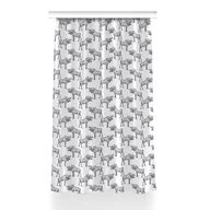 Zasłony - Zasłona przelotki Łosie na zielonym tle 150x230 cm, Fabricsy - miniaturka - grafika 1