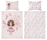 Pościel dla dzieci - Pościel bawełniana dziecięca 90x120 5141b księżniczka - miniaturka - grafika 1