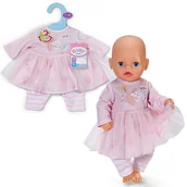 Lalki dla dziewczynek - BABY born Sukienka i legginsy w paski dla lalek 36 cm. 838792 - miniaturka - grafika 1