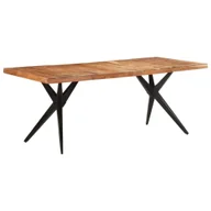 Stoły - vidaXL Lumarko Stół jadalniany, 200x90x76 cm, lite drewno akacjowe 323571 - miniaturka - grafika 1