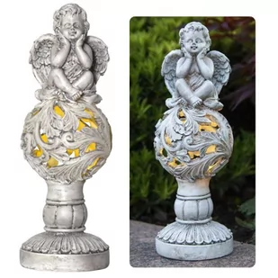 Best Season Lampa solarna LED anioł - Lampy ogrodowe - miniaturka - grafika 1