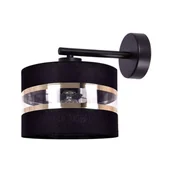 Lampy ścienne - Nicea kinkiet 1xE27 czarny K-5204 - miniaturka - grafika 1
