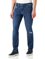 Spodnie męskie - s.Oliver Długie spodnie męskie długie York Regular Fit, Niebieski, rozciągnięty dżins, 32W / 30L - miniaturka - grafika 1