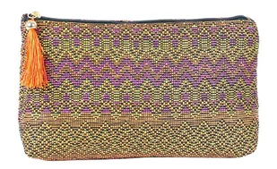 Kolorowa kosmetyczka we wzorki - Kosmetyczki, organizery i kuferki - miniaturka - grafika 1