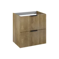 Szafki łazienkowe - Szafka pod umywalkę Nabel 60x45.2x63.5 cm dąb natural Roca - miniaturka - grafika 1