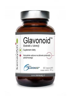 Kenay Glavonoid Lukrecja Rak Wątroba Próchnica 90 kaps - Suplementy naturalne - miniaturka - grafika 2