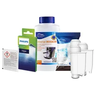 Akcesoria i części do ekspresów do kawy - Zestaw PHILIPS SAECO - AL-Inte+ 3 szt , UniDec 250 ml, Milk Circut Cleaner CA6705 - miniaturka - grafika 1