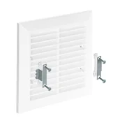 Kratki wentylacyjne - Kratka wentylacyjna 14 x 14 cm biała AWENTA - miniaturka - grafika 1