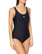 Stroje kąpielowe - Damski kostium kąpielowy Arena Melby, czarny (czarny/srebrny), 32 (rozmiar producenta: 36) - miniaturka - grafika 1