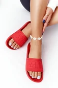 Klapki i japonki damskie - Klapki Damskie Big Star Czerwone DD274A270-37 - miniaturka - grafika 1