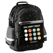 Plecaki - Plecak 2-komorowy Smiley SM25LR-116 - PASO - miniaturka - grafika 1