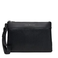 Torby męskie - Saszetka Tommy Hilfiger Woven Pouch AM0AM13804 Czarny - miniaturka - grafika 1