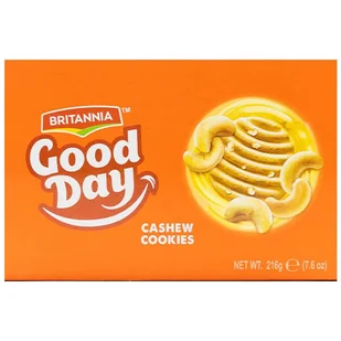 Ciasteczka z orzechami nerkowca Good Day Britannia 216g - Przekąski dla dzieci - miniaturka - grafika 1