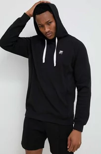 Fila bluza męska kolor czarny z kapturem gładka - Bluzy męskie - miniaturka - grafika 1