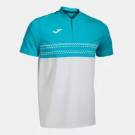 Tenis ziemny - Koszulka męska Joma Smash Short Sleeve Polo white/blue S - miniaturka - grafika 1