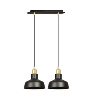 Emibig Ibor lampa wisząca 2-punktowa czarna 1042/2 1042/2 - Lampy sufitowe - miniaturka - grafika 1