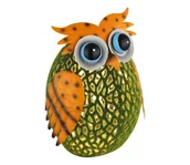 Lampy ogrodowe - Globo 36330 - LED Dekoracja solarna LED/0,06W/3V IP44 sowa - miniaturka - grafika 1