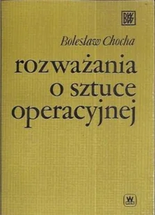Rozważania o sztuce operacyjnej - Książki o kulturze i sztuce - miniaturka - grafika 1
