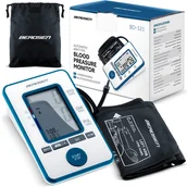 Ciśnieniomierze i akcesoria - Berdsen, Ciśnieniomierz naramienny podświetlany ekran + zasilacz + etui, rękaw 22-42 - miniaturka - grafika 1