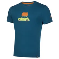 Koszulki sportowe męskie - Koszulka męska La Sportiva Cinquecento T-Shirt M Rozmiar: XL / Kolor: ciemnozielony - miniaturka - grafika 1