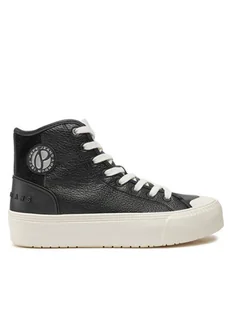 Pepe Jeans Trampki PLS31576 Czarny - Trampki damskie - miniaturka - grafika 1