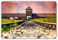 Magnesy - AUSCHWITZ BIRKENAU - Wartownia - Obóz - Oświęcim - Magnes na lodówkę - miniaturka - grafika 1