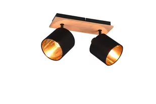 Trio Rl Sprout R31294036 lampa wisząca zwis 4x30W E14 drewniana/czarna - Lampy sufitowe - miniaturka - grafika 2