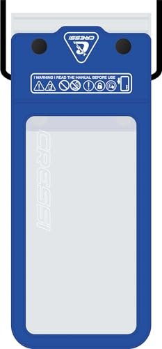 Cressi Jimmy etui na telefon lazurowe - miękkie wodoodporne etui na telefon komórkowy, lazurowe, 18 cm, dorosły unisex