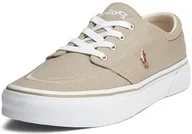 Trampki męskie - Polo Ralph Lauren Męskie trampki Keaton Lclii, Hampton Khaki, 41 EU - miniaturka - grafika 1