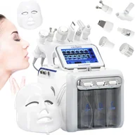 Kombajny kosmetyczne - Hydradermabrazja oczyszczanie wodorowe infuzja tlenowa hydrogen 7w1 peeling kawitacyjny kombajn maska - miniaturka - grafika 1