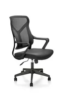 Fotele i krzesła biurowe - Fotel gabinetowy SANTO obrotowy czarny - miniaturka - grafika 1