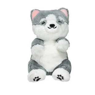Chinchilla, piesek leżący husky, 30 cm (EM-1501) - Maskotki i pluszaki - miniaturka - grafika 1