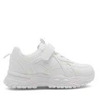 Buty dla dziewczynek - Sneakersy DeeZee TS5432K-02 Biały - miniaturka - grafika 1