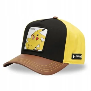 Czapka z daszkiem Capslab Pokemon Pikachu brązowo/żółto/czarna uniwersalny - Czapki i chusty sportowe męskie - miniaturka - grafika 1