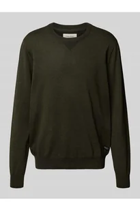 Sweter z dzianiny z okrągłym dekoltem model Bruton - Blend - Swetry męskie - miniaturka - grafika 1