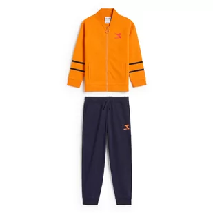 Zestaw dresowy dziecięcy DIADORA JU.TRACKSUIT FZ RAINBOW - Bluzy dla dziewczynek - miniaturka - grafika 1