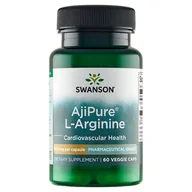 Suplementy naturalne - SWANSON L-Arginina AjiPure L-Arginine 500mg 60 kapsułek - miniaturka - grafika 1