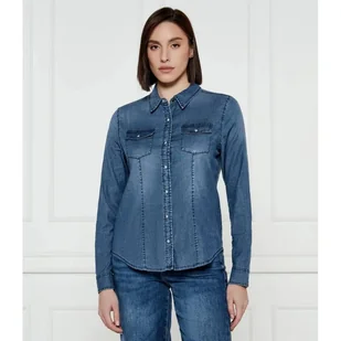 GUESS Jeansowa koszula KENDALL Regular Fit - Koszule damskie - miniaturka - grafika 1