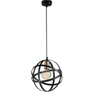 Lampy sufitowe - KET Loftowa LAMPA wisząca KET184 industrialna OPRAWA metalowy zwis czarny KET184 - miniaturka - grafika 1