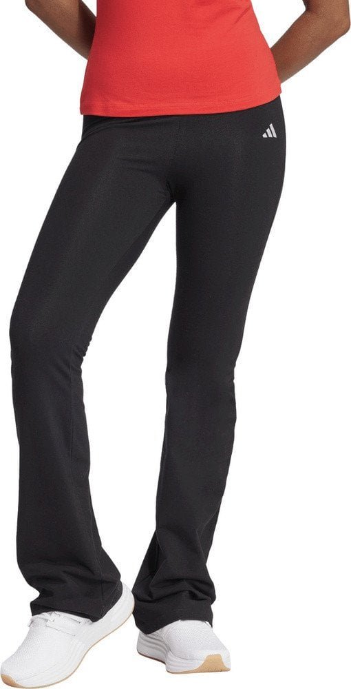 Adidas Legginsy damskie adidas Essentials Small Logo Flared czarne JD9961 XL