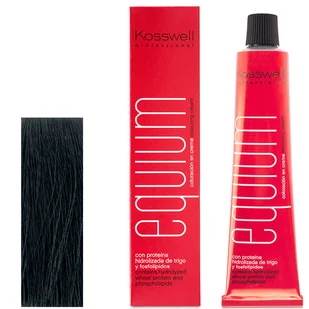 Kosswell Equium 1, Profesjonalna farba do włosów, Czarny, 60ml - Farby do włosów i szampony koloryzujące Kosswell Equium 1, Profesjonalna farba do włosów, Czarny, 60ml - Farby do włosów i szampony koloryzujące - miniaturka - grafika 1