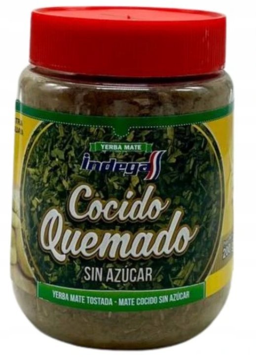 Yerba Mate Indega Rozpuszczalna Cocido Palona sin azucar 200g Tostada