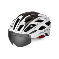 Kaski rowerowe - Kask rowerowy z szybą fotochromową madani HT19 - miniaturka - grafika 1
