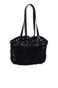 Torebki damskie - Desigual, BAG_BRAIDED CORD_CAHUIL M Women's, Czarny (Black) - miniaturka - grafika 1